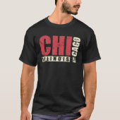 Illinois Chicago USA America State Tシャツ (正面)