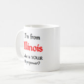 illinois coffee mug コーヒーマグカップ (正面左)