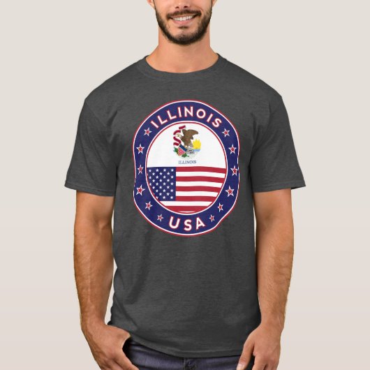 Illinois, Illinois t-shirt, Tシャツ (正面)