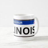 Illinois Mercosur コーヒーマグカップ (正面右)