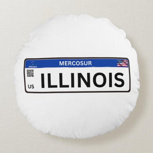 Illinois Mercosur ラウンドクッション (正面)