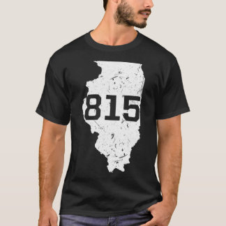 Illinois Rockford Joliet Area Code 815 Souvenir Gi Tシャツ
