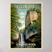 Illinois Starved Rock state park V02 ポスター (正面)