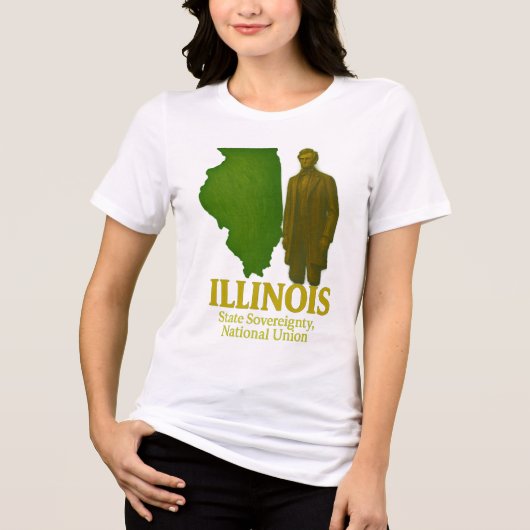 Illinois State Art T-Shirt... トライブレンドTシャツ (正面)