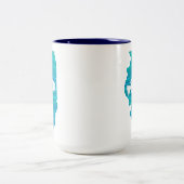 Illinois Wave Fishing ツートーンマグカップ (中央)