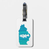 Illinois Wave Fishing ラゲッジタグ (裏面縦)