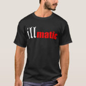 Illmatic Nasのヒップホップの叩く音Djは2 Pacの大物Kanyを引っ掛けます Tシャツ (正面)