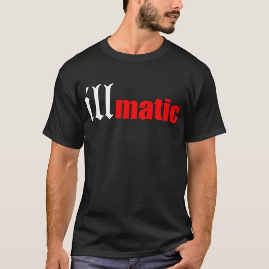 Illmatic Nasのヒップホップの叩く音Djは2 Pacの大物Kanyを引っ掛けます Tシャツ (正面)