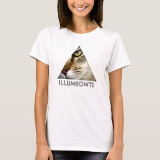 IllumeowtiのTシャツ(黒い文字) Tシャツ