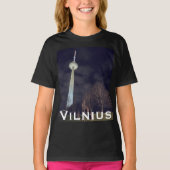 Illuminate the Night: Vilnius TV Tower, Lithuania Tシャツ (正面)