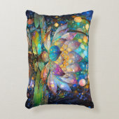 Illuminated Blooming Lotus Flower アクセントクッション (正面(垂直))