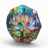 Illuminated Blooming Lotus Flower フォトブロック (右)