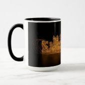 Illuminated Chess Pieces Mug マグカップ (左)
