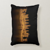 Illuminated Chess Pieces Throw Pillow アクセントクッション (正面(垂直))