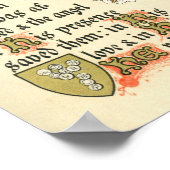 Illuminated Manuscript for Septuagesima and Lent ポスター (角)