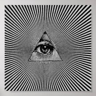 Illuminatiすべての見る目の恍惚状態ポスター睡眠 ポスター