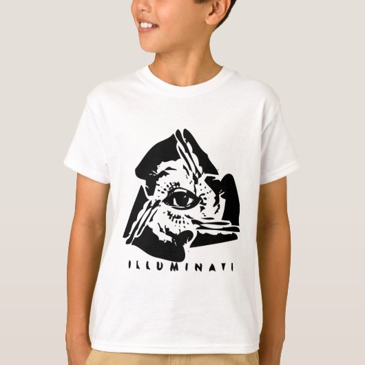 Illuminatiすべての見る目 Tシャツ (正面)