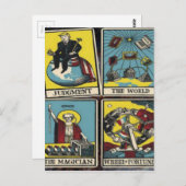 ILLUMINATIのトランプゲーム ポストカード (正面/裏面)