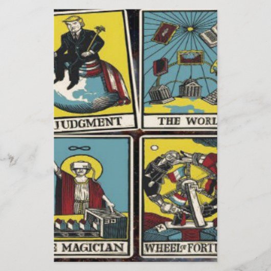 ILLUMINATIのトランプゲーム 便箋 (正面)