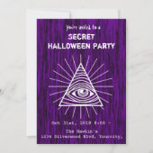 Illuminatiのハローウィンパーティ 招待状 (正面)