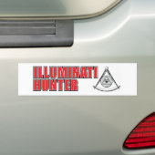Illuminatiのハンターのバンパーステッカー バンパーステッカー (車上)