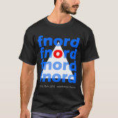 Illuminatiのピラミッド-大きく暗いFnord Tシャツ (正面)