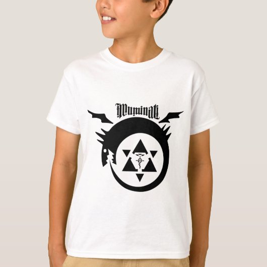 Illuminatiのワイシャツ Tシャツ (正面)