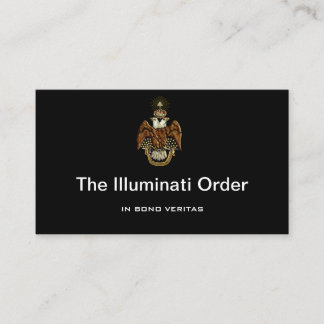 Illuminatiの会員証 名刺