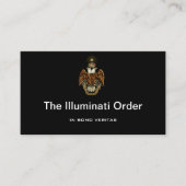 Illuminatiの会員証 名刺 (正面)