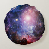 Illuminatiの星雲 ラウンドクッション (裏面)