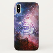 Illuminatiの星雲 Case-Mate iPhoneケース (裏面)