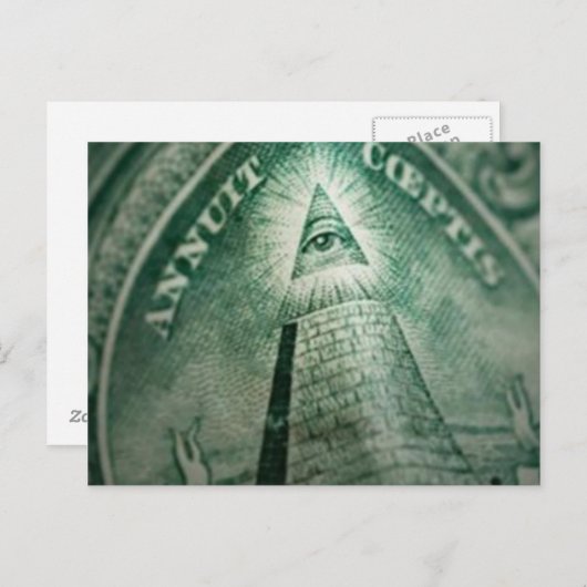 Illuminatiの目 ポストカード (正面/裏面)