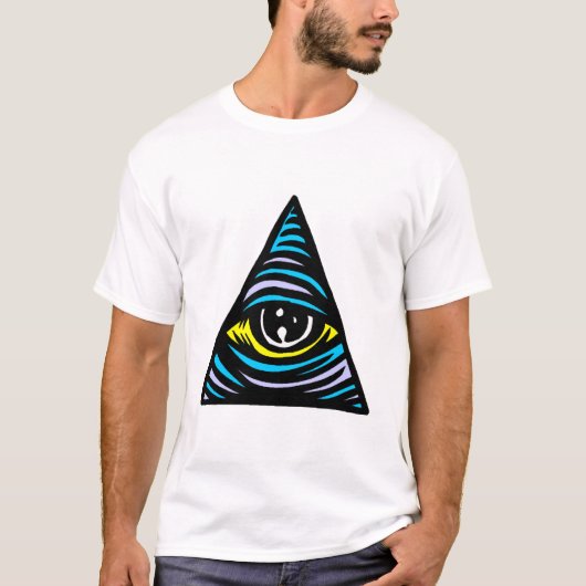 Illuminatiの目 Tシャツ (正面)