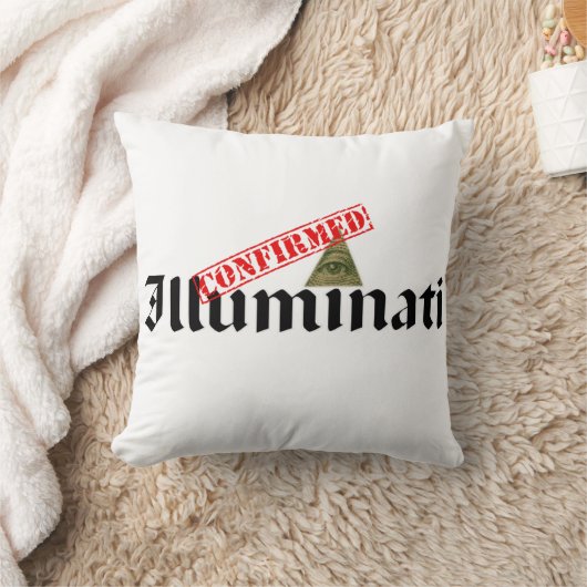 Illuminatiは確認しました クッション (ブランケット)