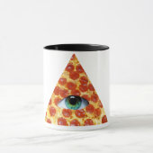 Illuminatiピザ マグカップ (中央)