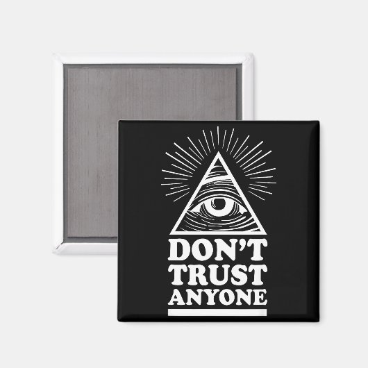 Illuminati Don't Trust Anyone Eye Of Providence  マグネット (正面/裏面)