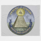ILLUMINATI FLEECE BLANKET フリースブランケット (正面(横))