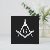 Illuminati Symbol Masonic Conspiracy Pyramid Gift 招待状 (スタンド正面)