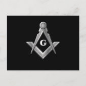 Illuminati Symbol Masonic Pyramid Conspiracy Gift ポストカード (正面)