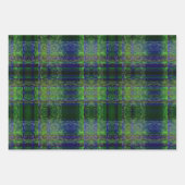 Illumination  Blue/Green Design -Set 2 ラッピングペーパーシート (正面)