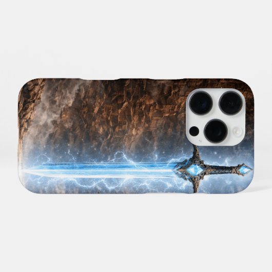 Illuminator Sword Glow Phone Case iPhoneケース (裏面横)