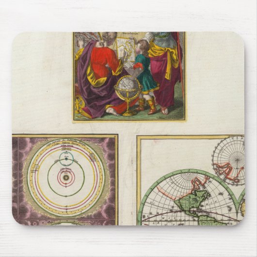 Illus Title Pageシス太陽のテム、Charte vom Globo マウスパッド (正面)