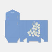 illusimaフローラホワイトリボンサンキューブルー フェイバーボックス (折り畳みなし)