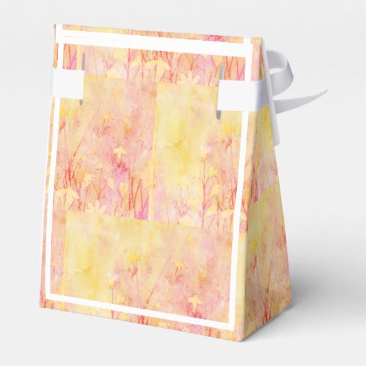 illusimaワイルドフラワーウォーターカラー誕生日ギフト/ フェイバーボックス (裏面サイド)