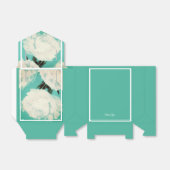 illusima白い牡丹の花ありがとう フェイバーボックス (折り畳みなし)