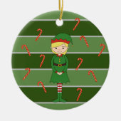 illusima エルフの女の子 クリスマススペシャル セラミックオーナメント (正面)