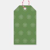 illusima ガール クリスマス スノーフレーク ギフトタグ (裏面)