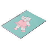 illusima バレリーナ ヒポポタモス ノートブック (左側)