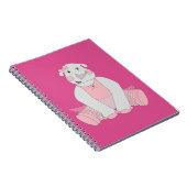 illusima バレリーナ ライノ ノートブック (右側)