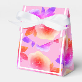 illusima レインボーフラワーパターン 誕生日ギフト/ 記念品 フェイバーボックス